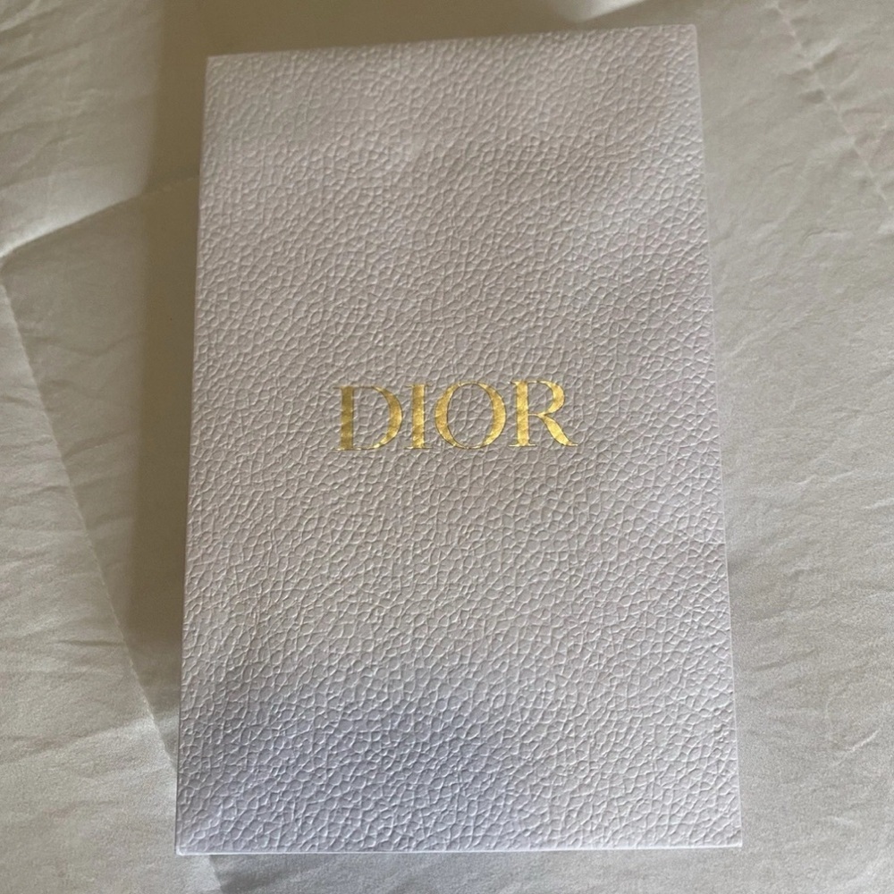 DIOR Authentic White Gift Shopping Bag with Handle 9x5x3.25 Luxury Logo